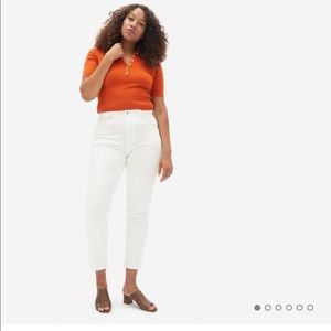 NWT Everlane Straight Leg Cheeky Jeans